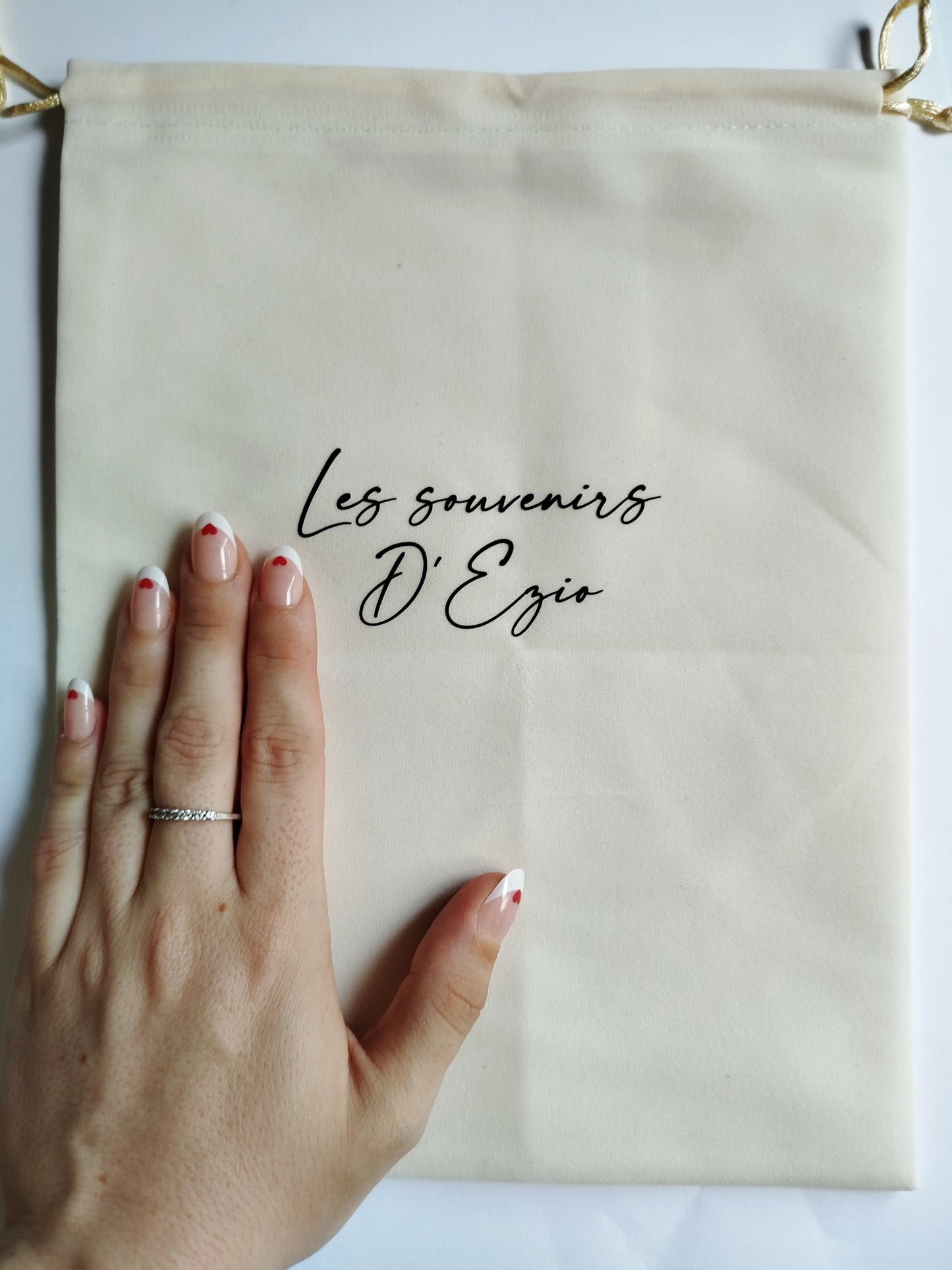 Sac Naissance Personnalisé en Velours