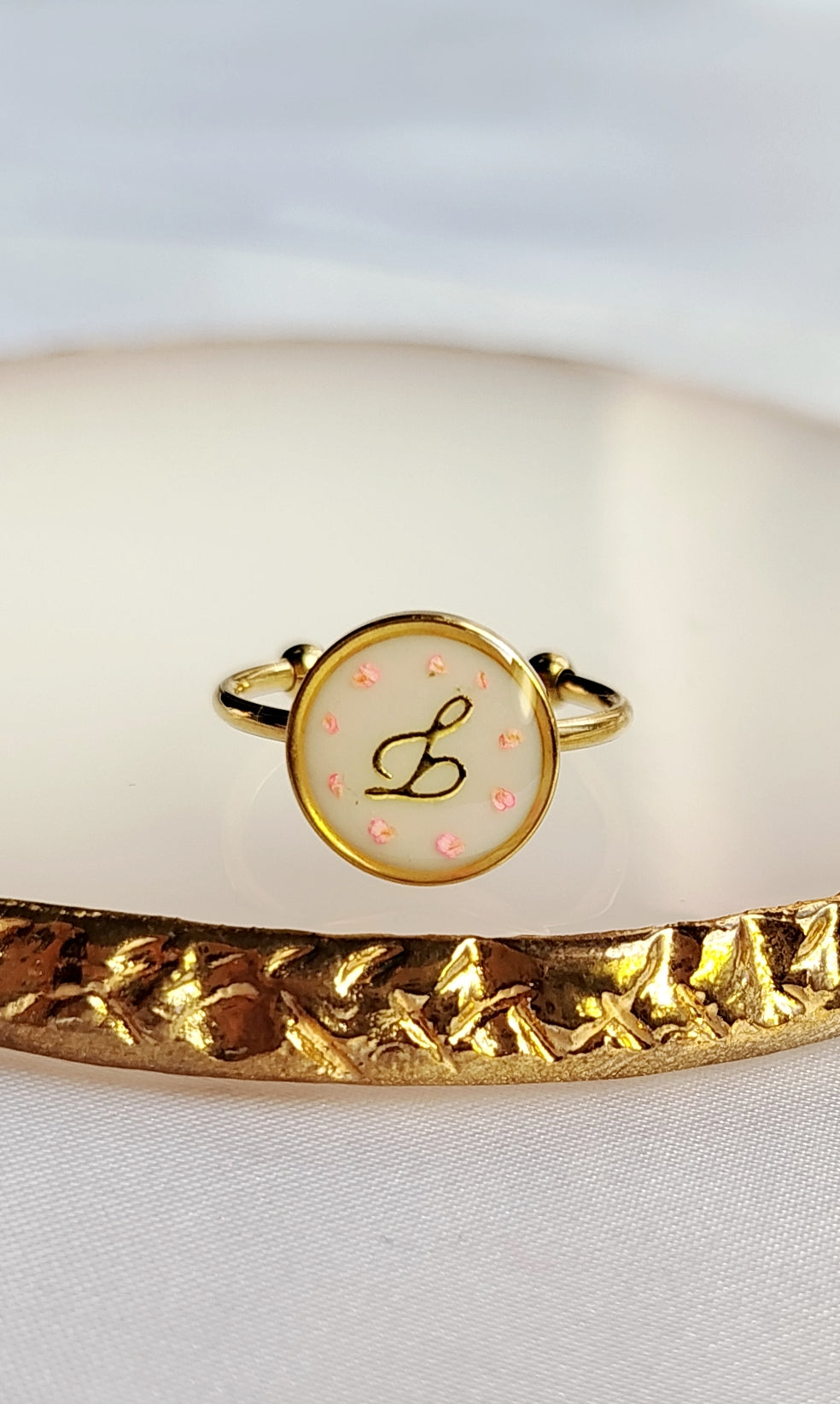 Bague Simple - Lait maternel et/ou mèche de cheveux