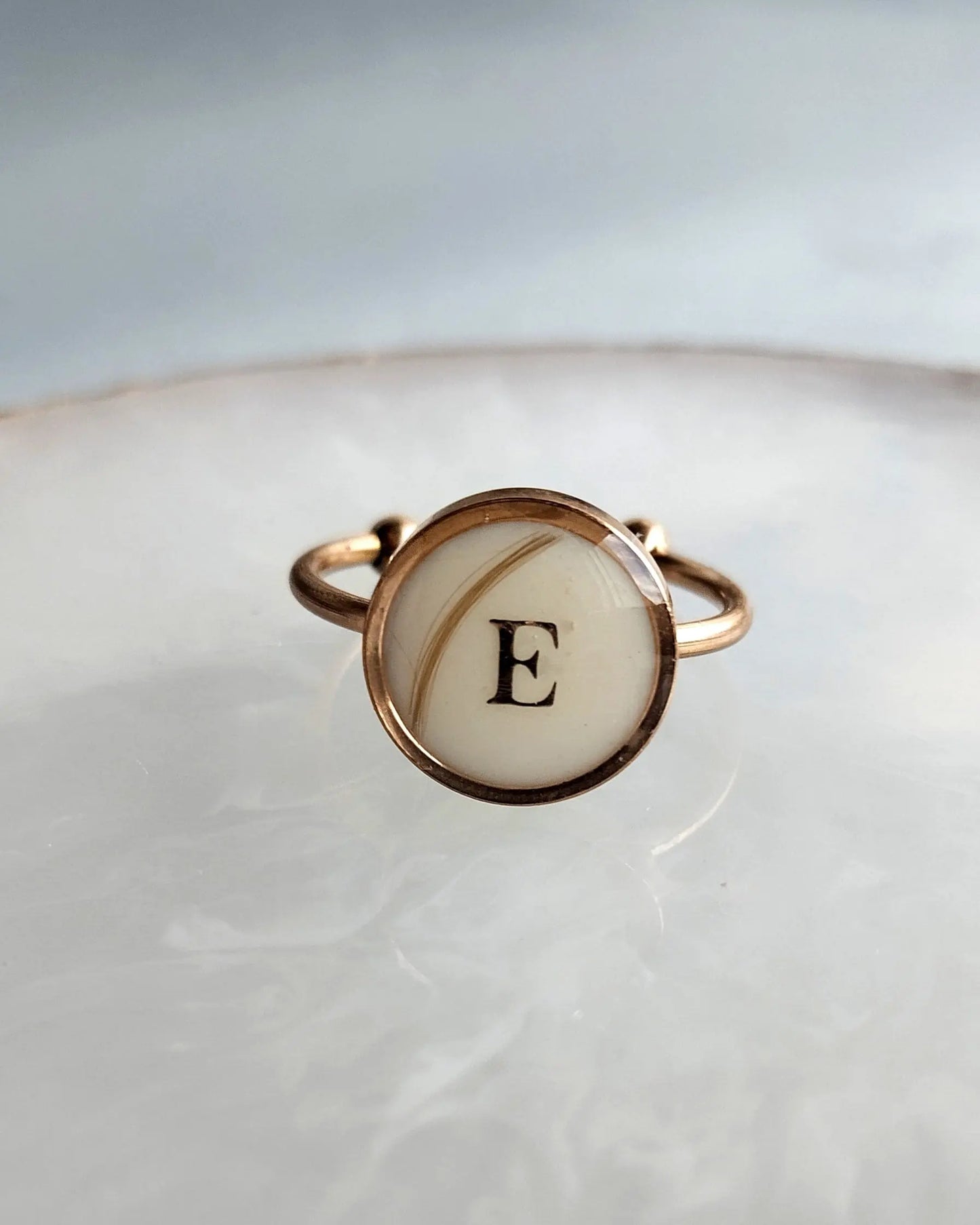 Bague Simple - Lait maternel et/ou mèche de cheveux