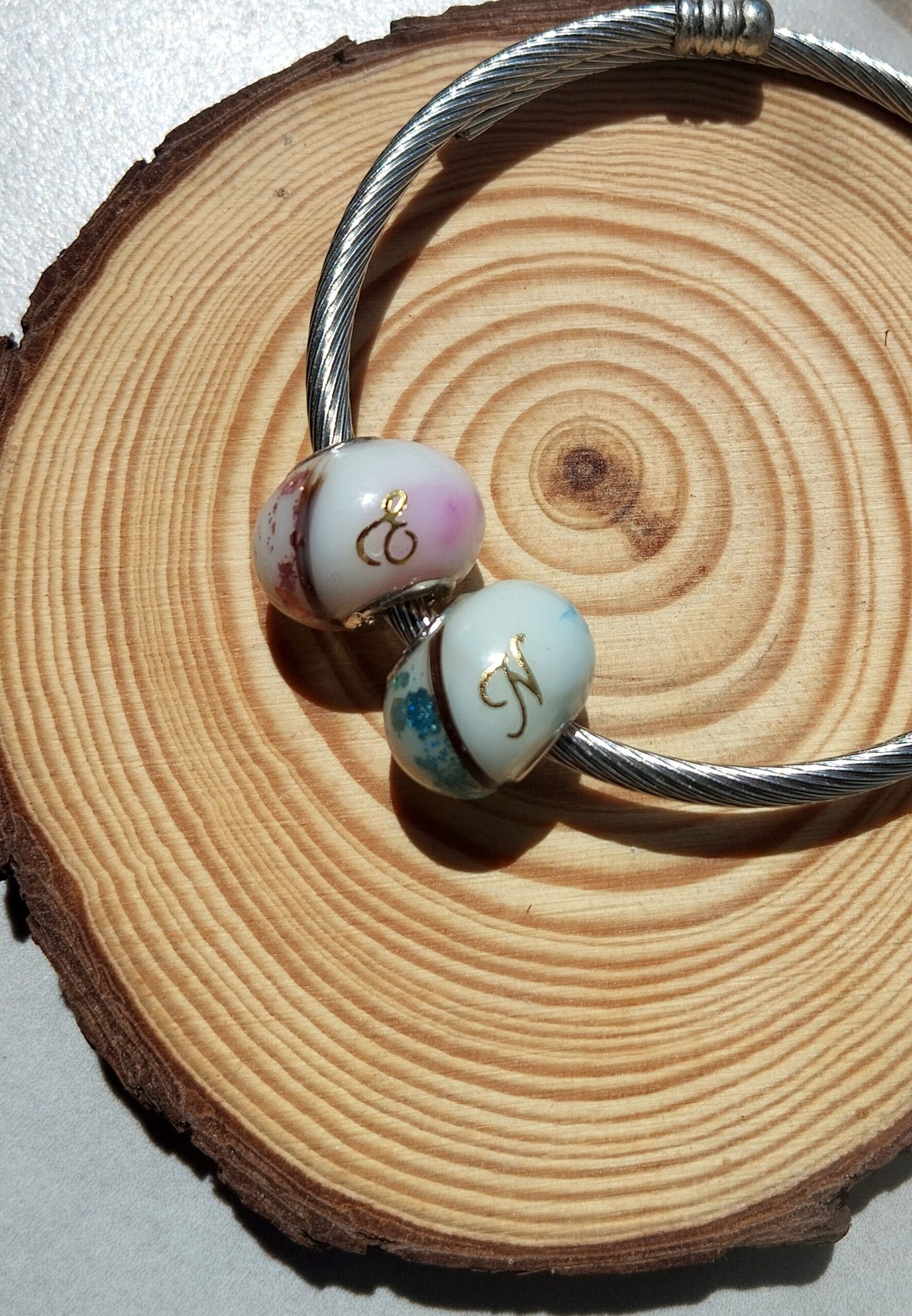Perle Adaptable Pandora - Lait maternel et/ou mèche de cheveux