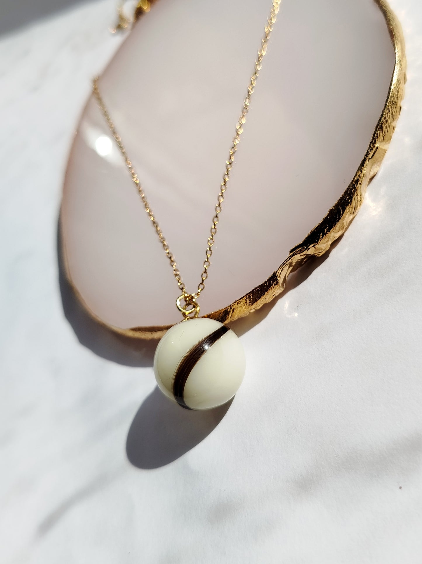 Collier Perle - Lait maternel et/ou mèche de cheveux
