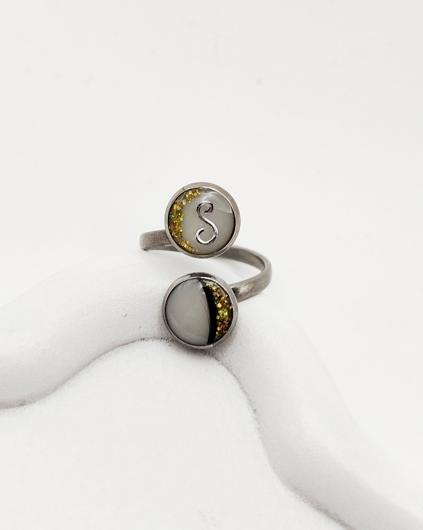 Bague double - Bijoux au Lait maternel