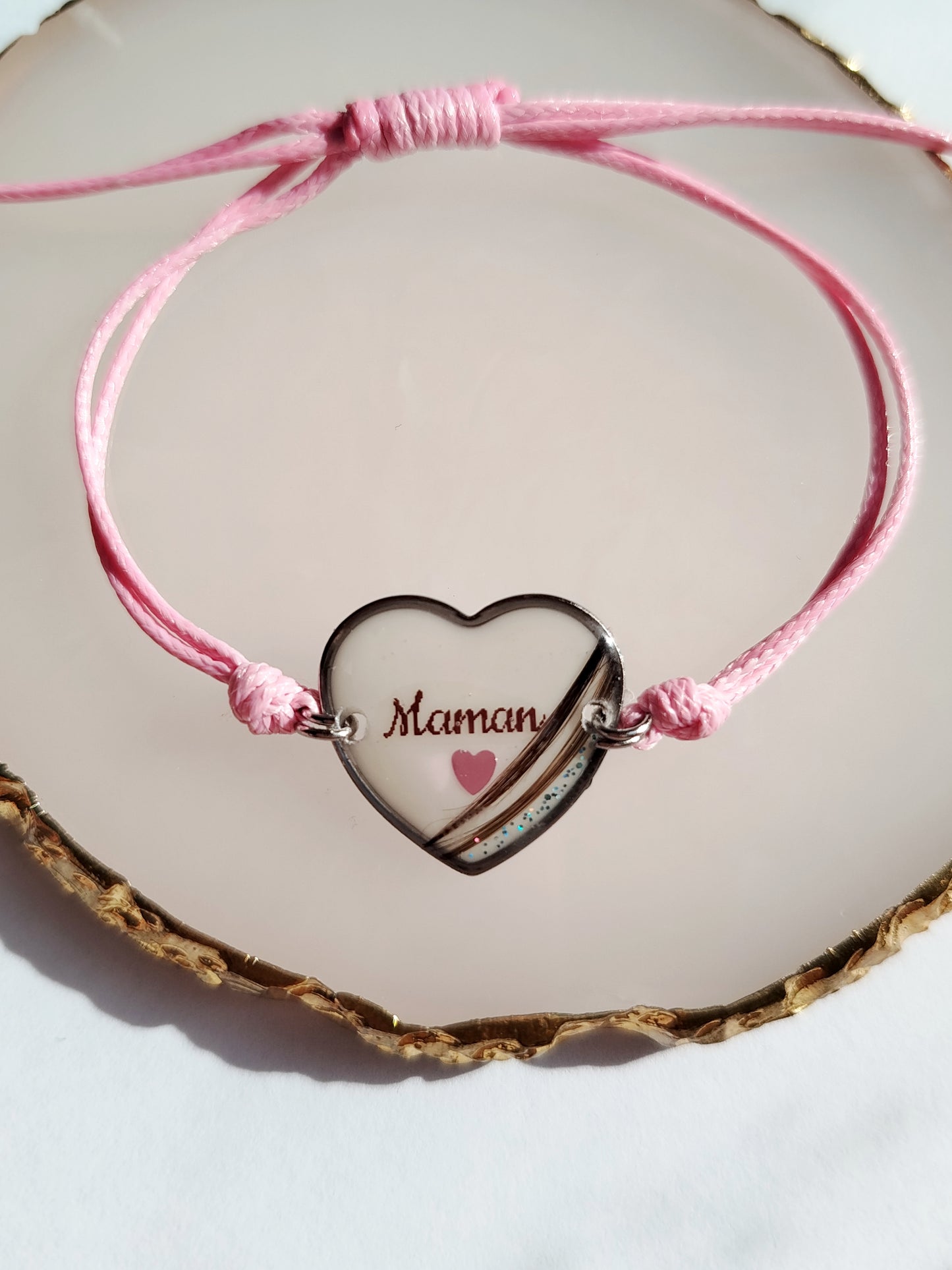 Bracelet Mixte cordon - Lait maternel et/ou mèche de cheveux