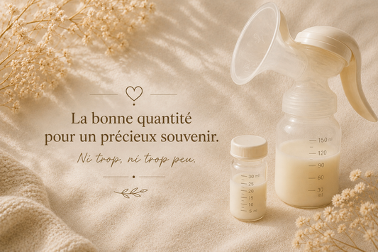 Combien de lait maternel faut-il pour créer un bijou ?