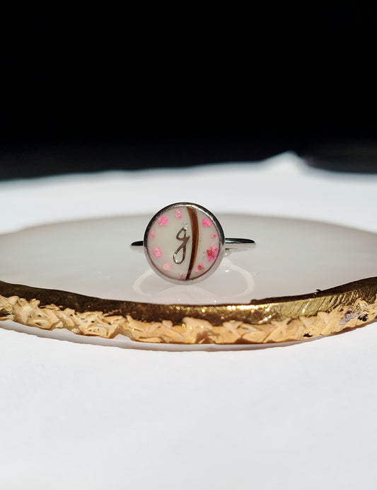 Bague Simple - Lait maternel et/ou mèche de cheveux