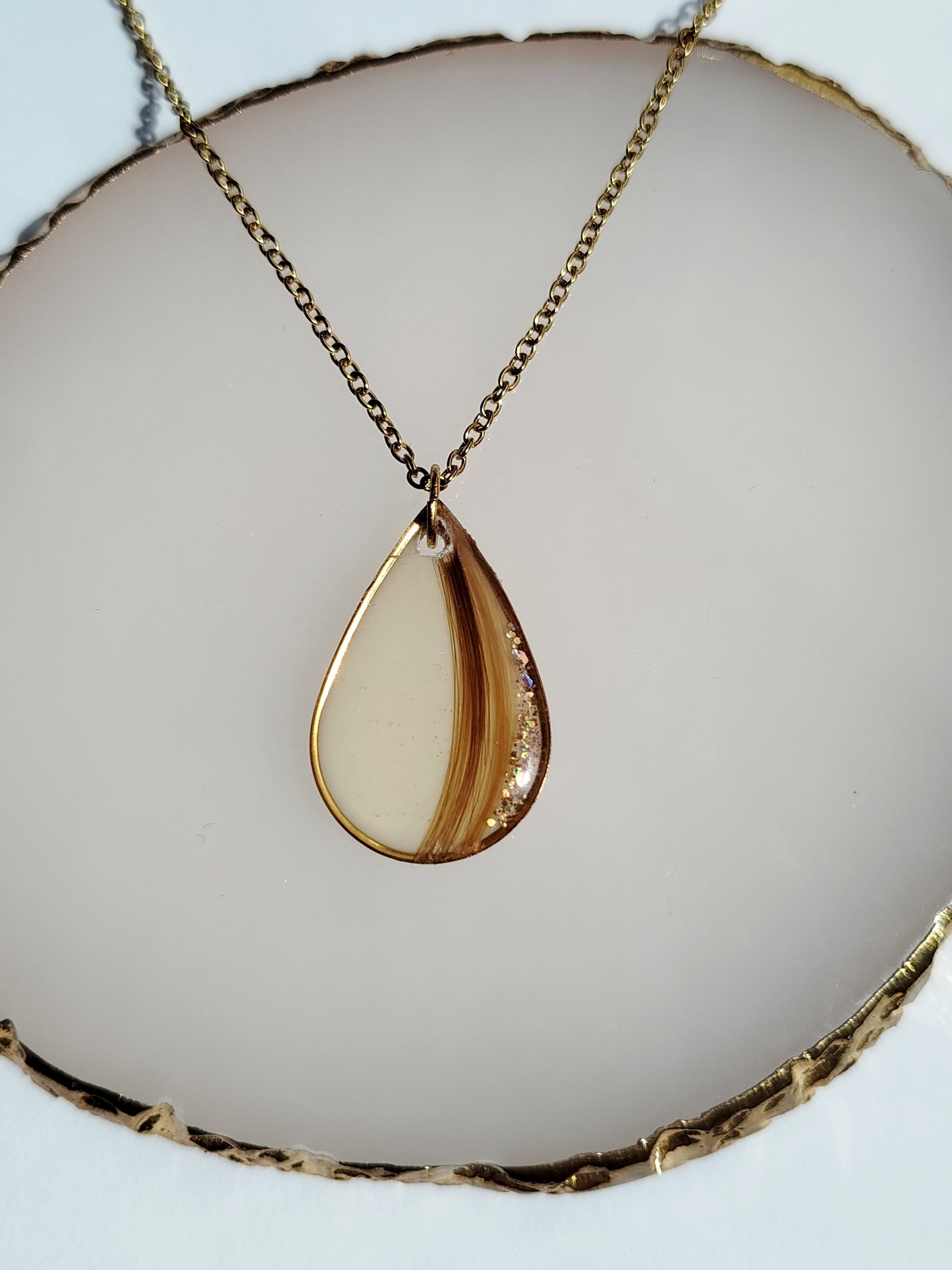 Collier Goutte - Lait maternel et/ou mèche de cheveux