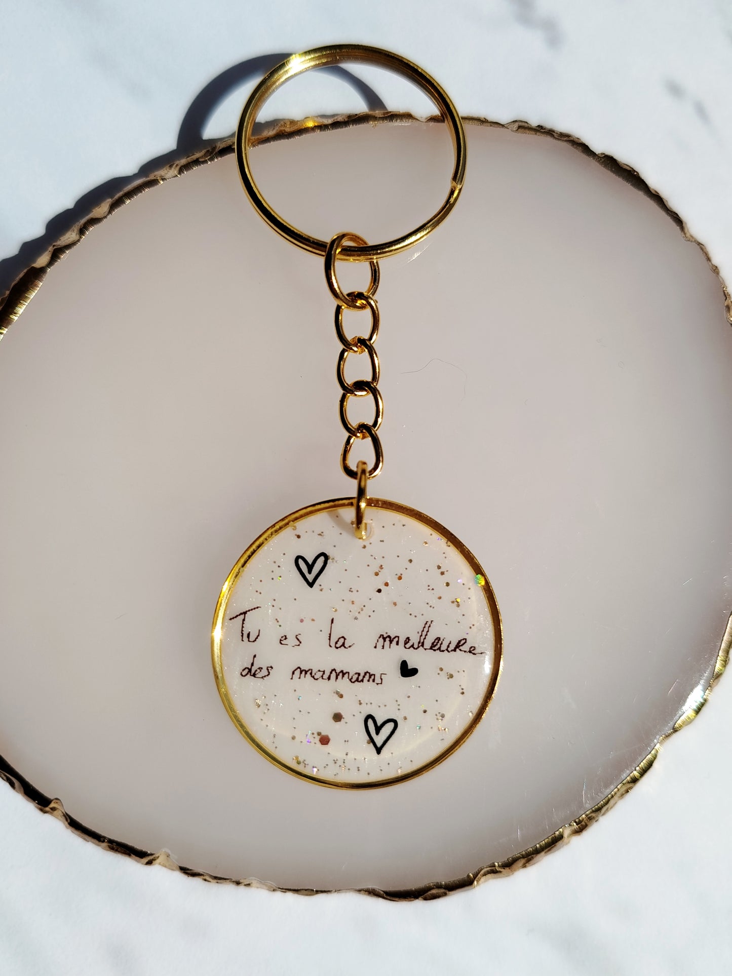 Porte clé - Souvenir d'une lettre manuscrite