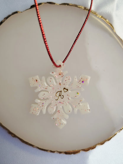 Flocon A Suspendre - Lait maternel et/ou mèche de cheveux