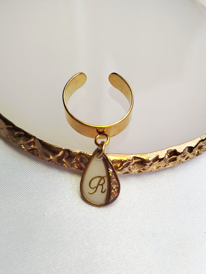 Bague Pendante Forme - Lait maternel et/ou mèche de cheveux