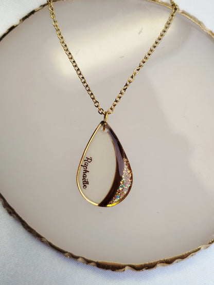 Collier Goutte - Lait maternel et/ou mèche de cheveux