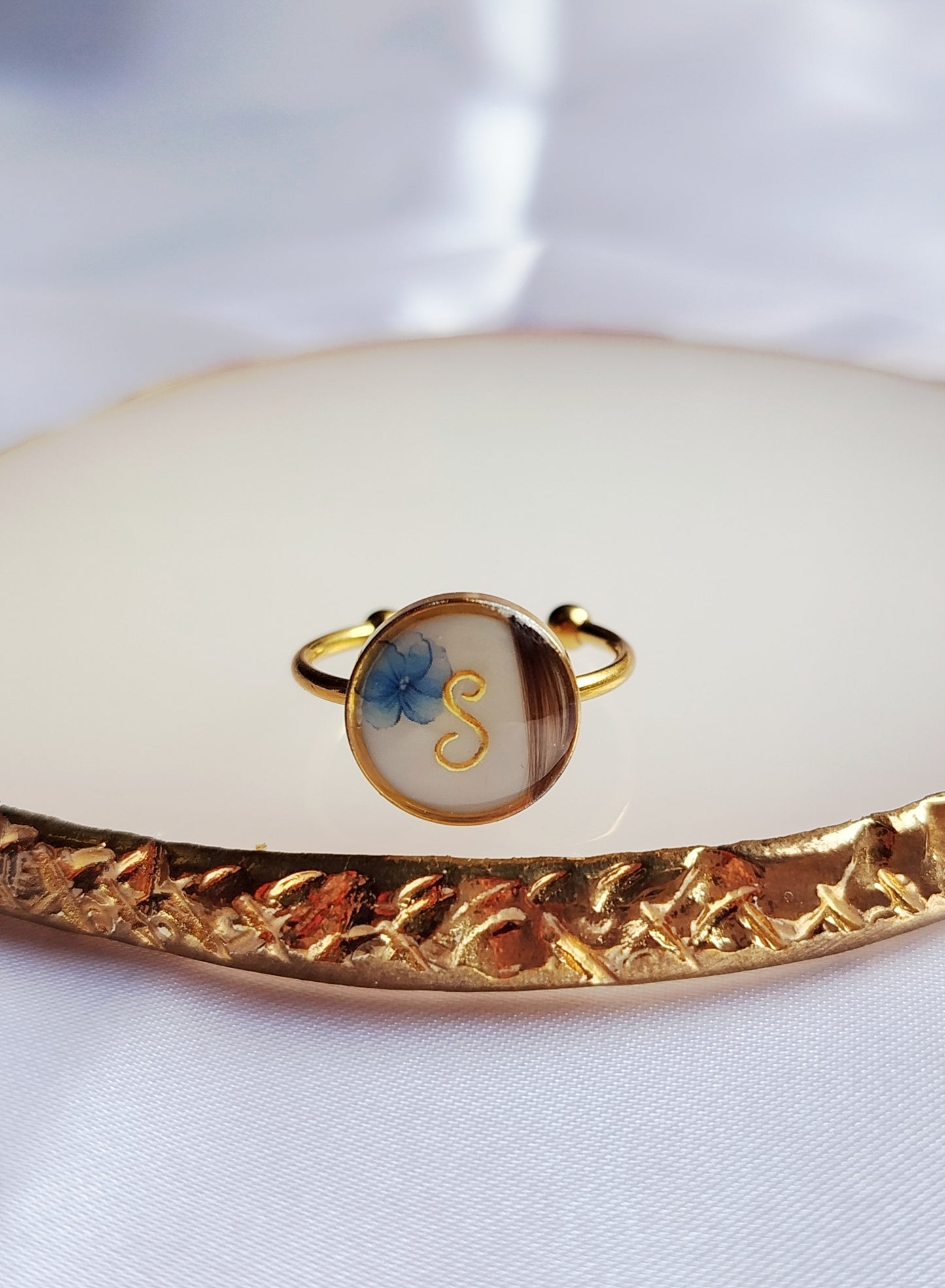 Bague Simple - Lait maternel et/ou mèche de cheveux