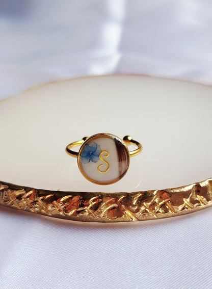 Bague Simple - Lait maternel et/ou mèche de cheveux