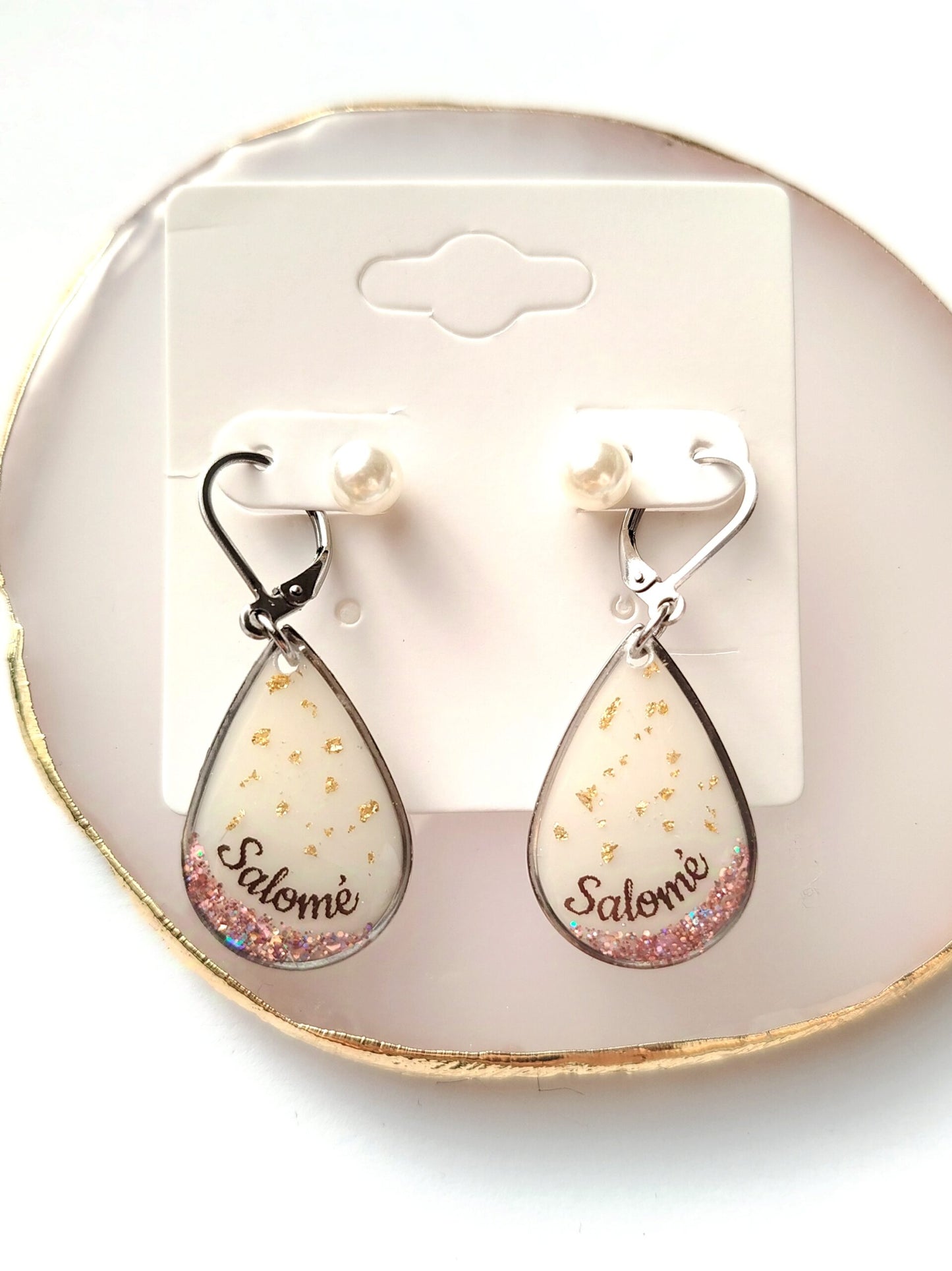 Boucles d'oreilles dormeuses