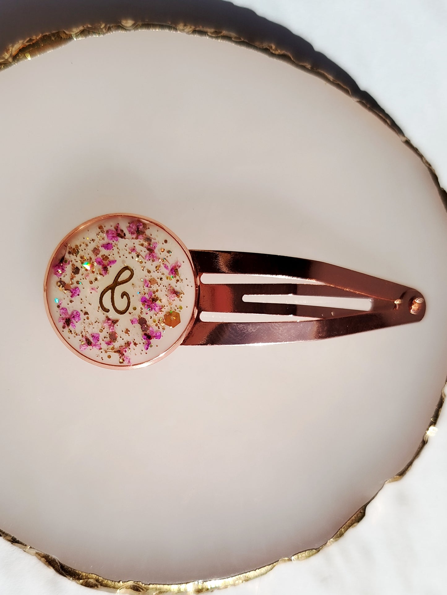 Barette - Lait maternel et/ou mèche de cheveux