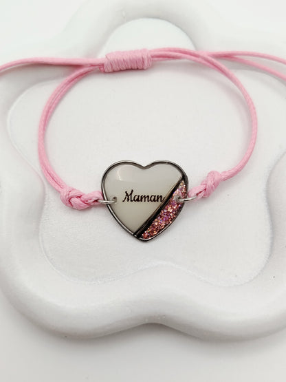 Bracelet Mixte cordon - Lait maternel