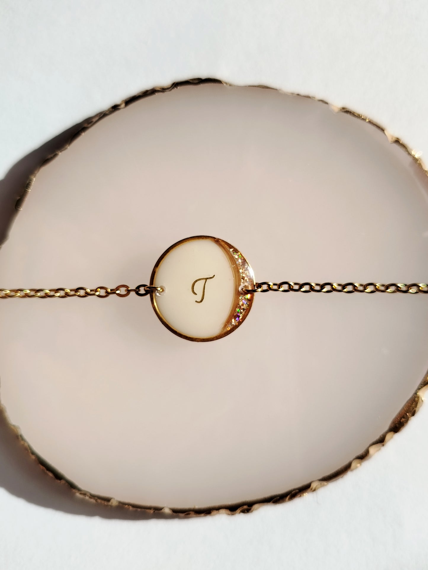 Bracelet Rond Acier Chaine - Bijoux au Lait maternel