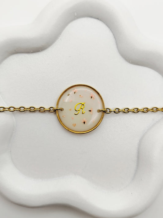 Bracelet Rond Acier Chaine - Lait maternel