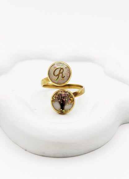 Bague double - Bijoux au Lait maternel