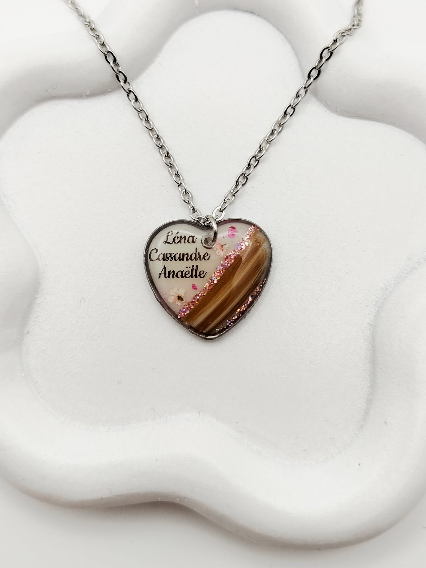 Collier Coeur - Bijoux au Lait maternel