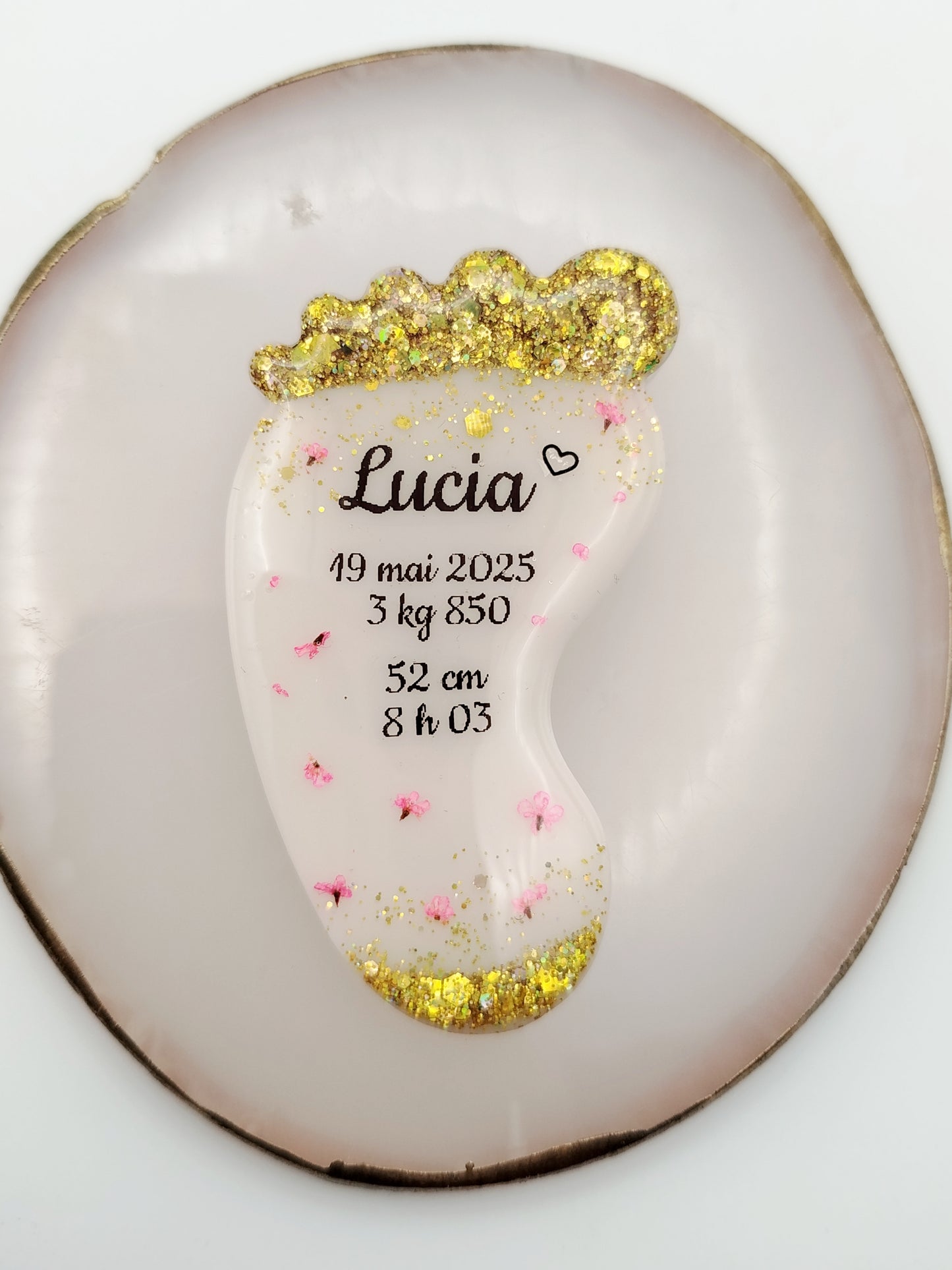 Pied - Souvenir en Lait maternel