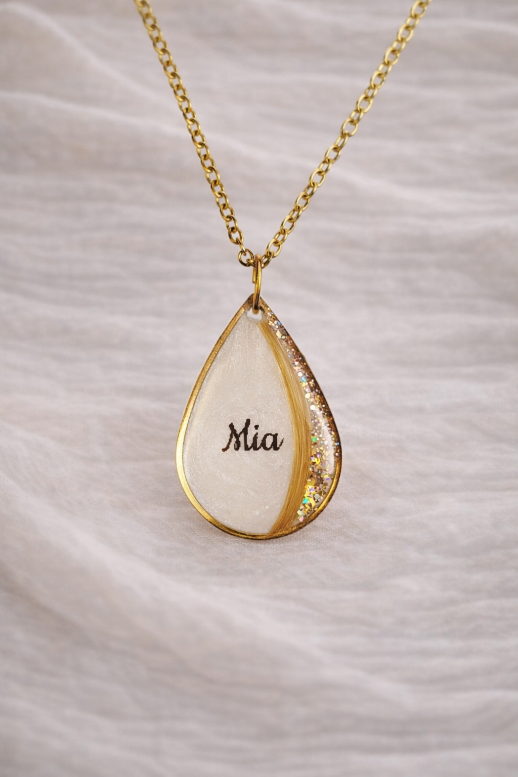 Collier Goutte - Bijoux au Lait maternel