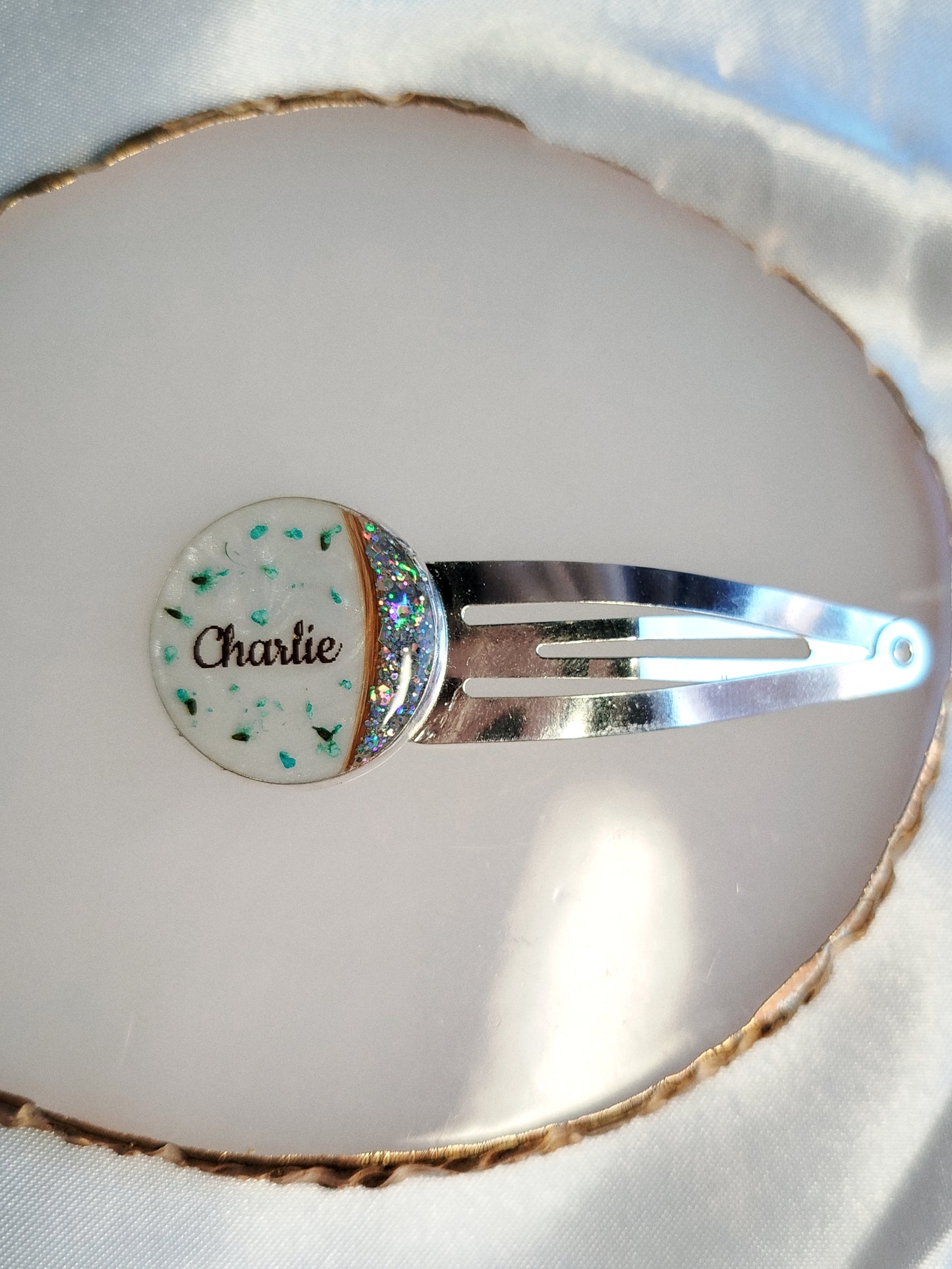 Barette - Lait maternel et/ou mèche de cheveux