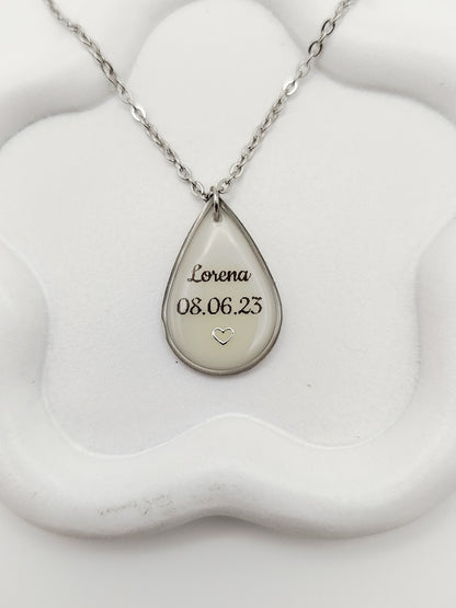 Collier Goutte - Bijoux au Lait maternel