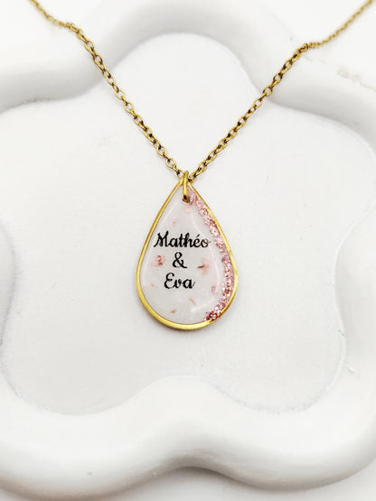 Collier Goutte - Bijoux au Lait maternel