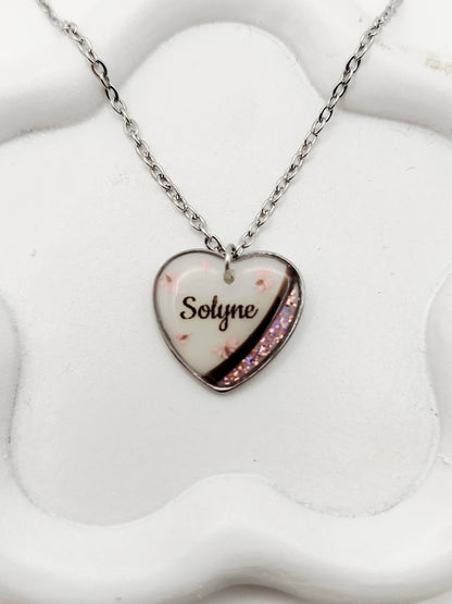Collier Coeur - Bijoux au Lait maternel