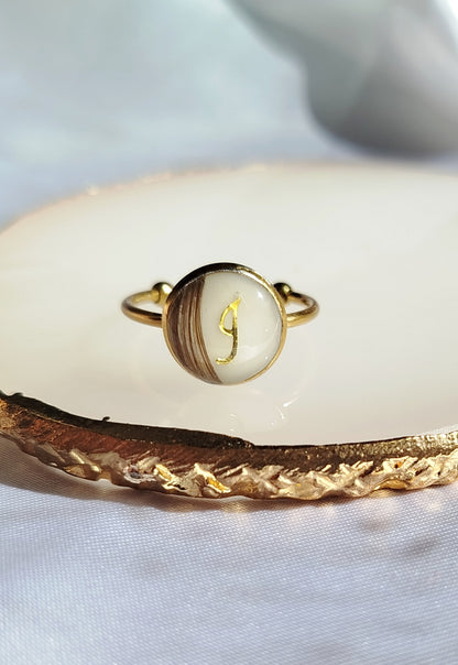 Bague Simple - Lait maternel et/ou mèche de cheveux