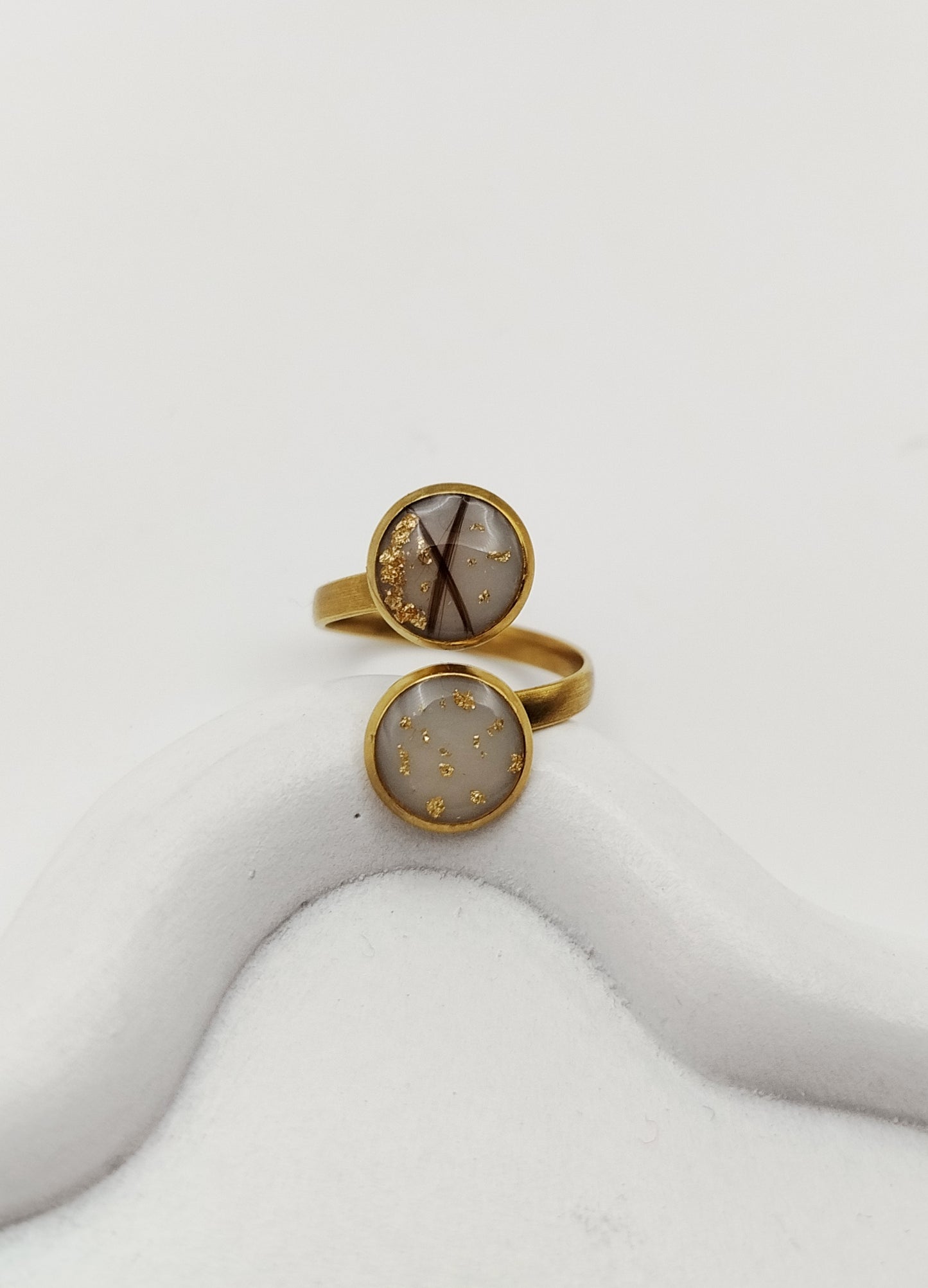 Bague double - Bijoux au Lait maternel