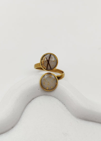 Bague double - Bijoux au Lait maternel