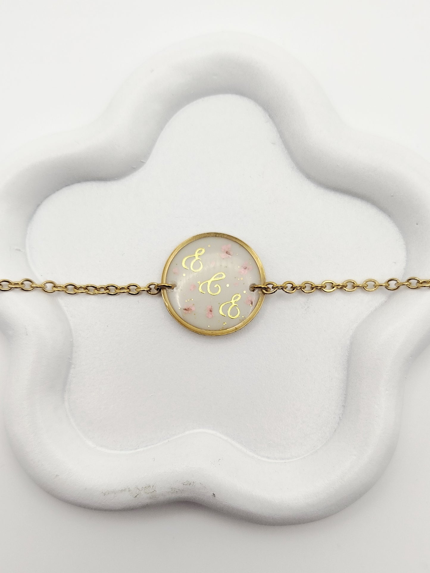 Bracelet Rond Acier Chaine - Bijoux au Lait maternel