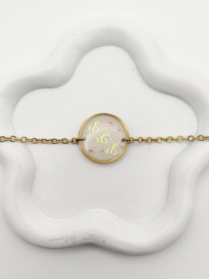 Bracelet Rond Acier Chaine - Bijoux au Lait maternel
