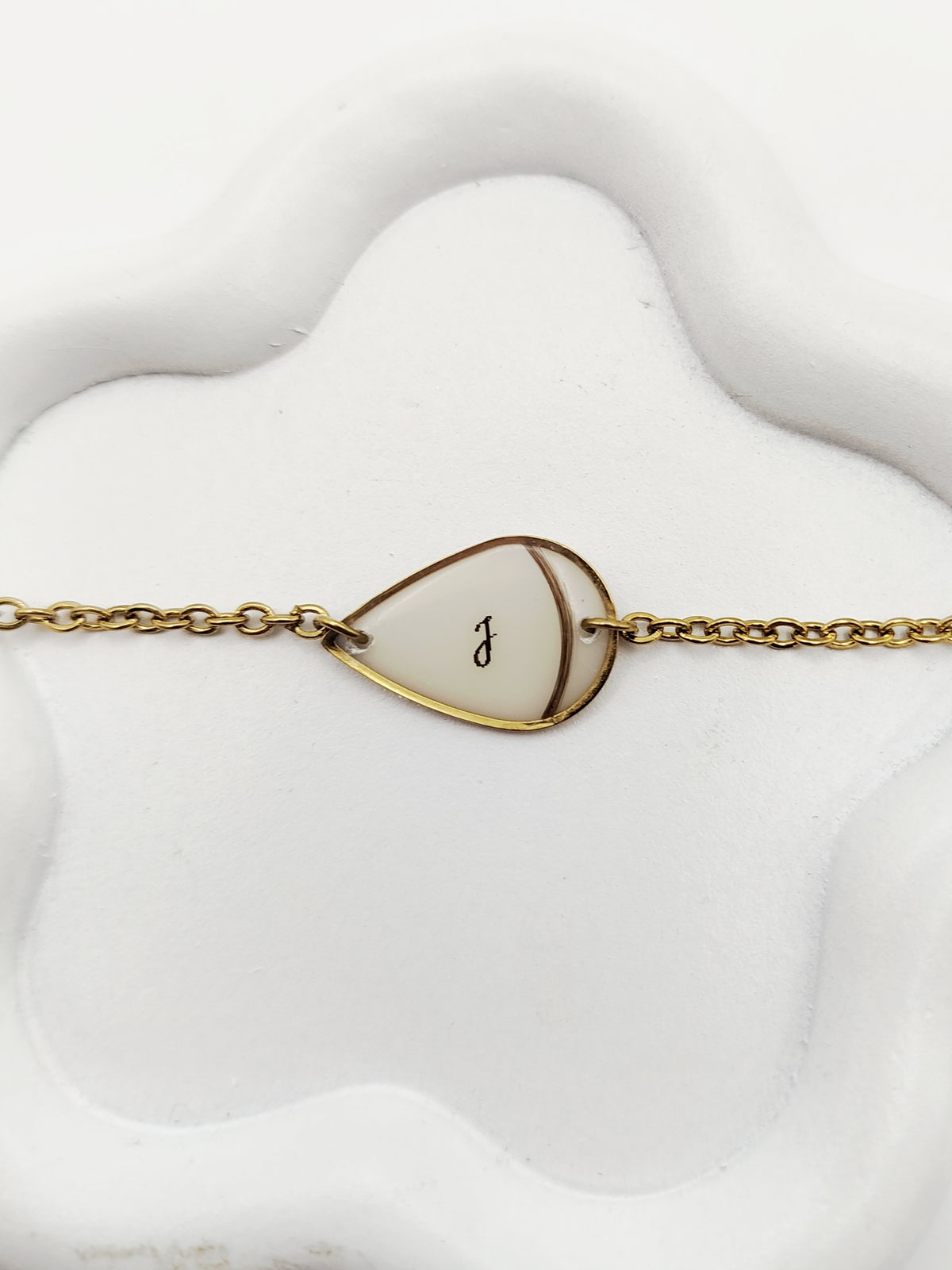 Bracelet Goutte Chaine - Bijoux au Lait maternel