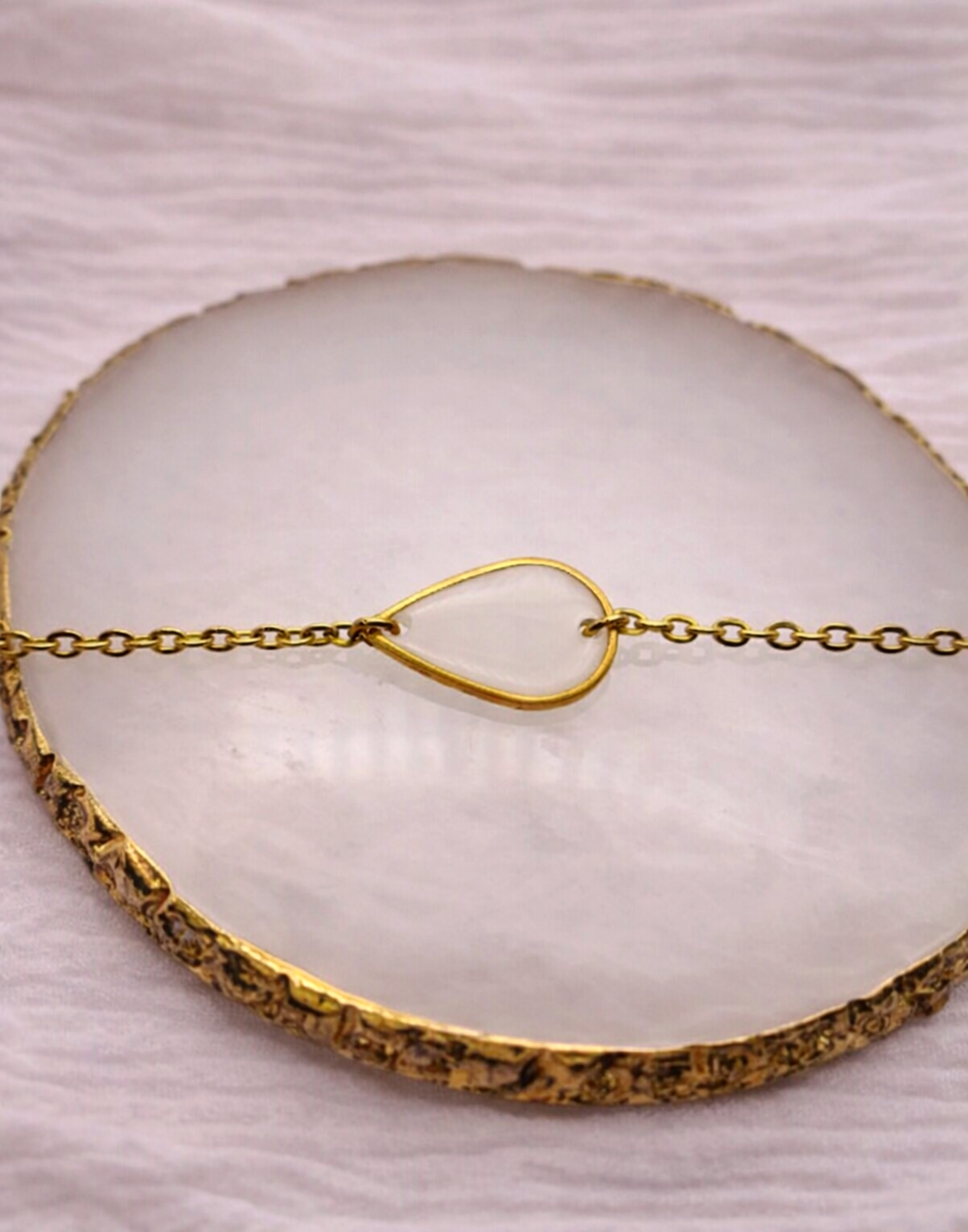 Bracelet Goutte Chaine - Bijoux au Lait maternel