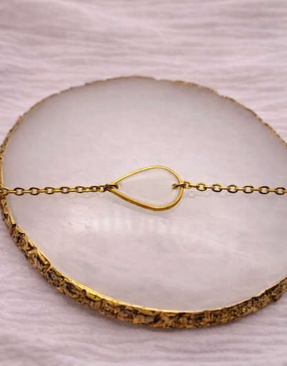 Bracelet Goutte Chaine - Bijoux au Lait maternel