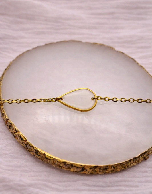 Bracelet Goutte Chaine - Bijoux au Lait maternel