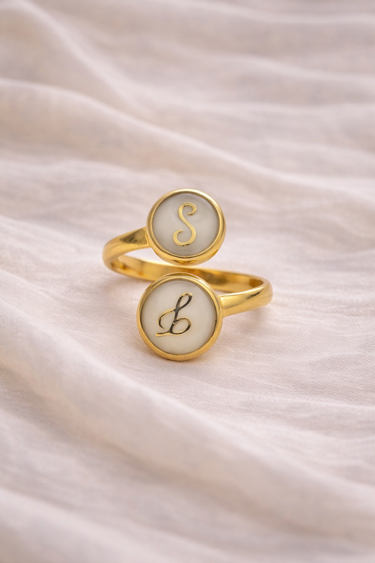 Bague double - Bijoux au Lait maternel
