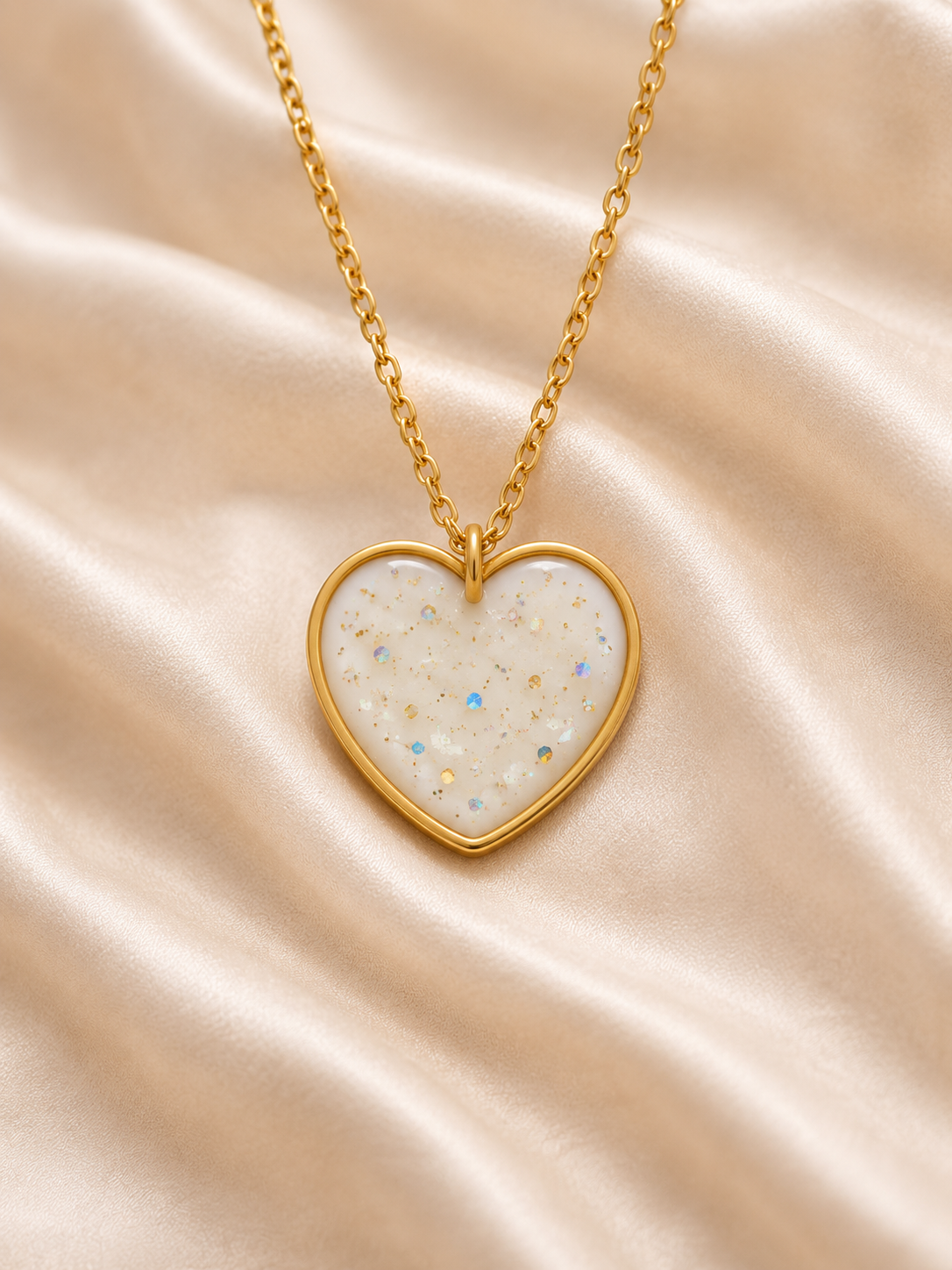 Collier Coeur - Bijoux au Lait maternel