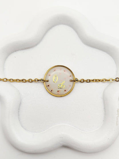 Bracelet Rond Acier Chaine - Bijoux au Lait maternel